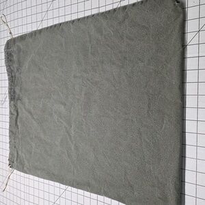 Canvas Drawstring Laundry Storage Bag - Olive Green Preloved (Military Use) #2